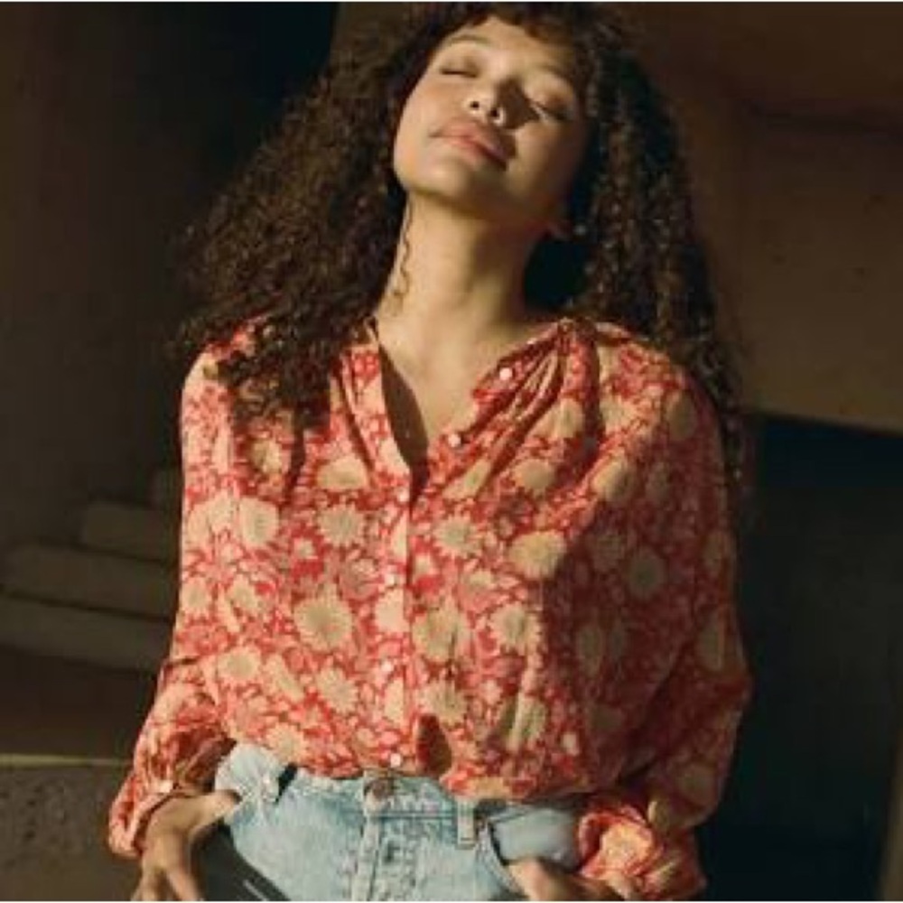 Doen Jane Blouse - Desert Bloom